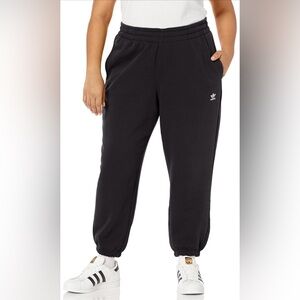 Adidas Originals Women's Essentials Fleece Joggers Cuffed Size: Small Black (R62